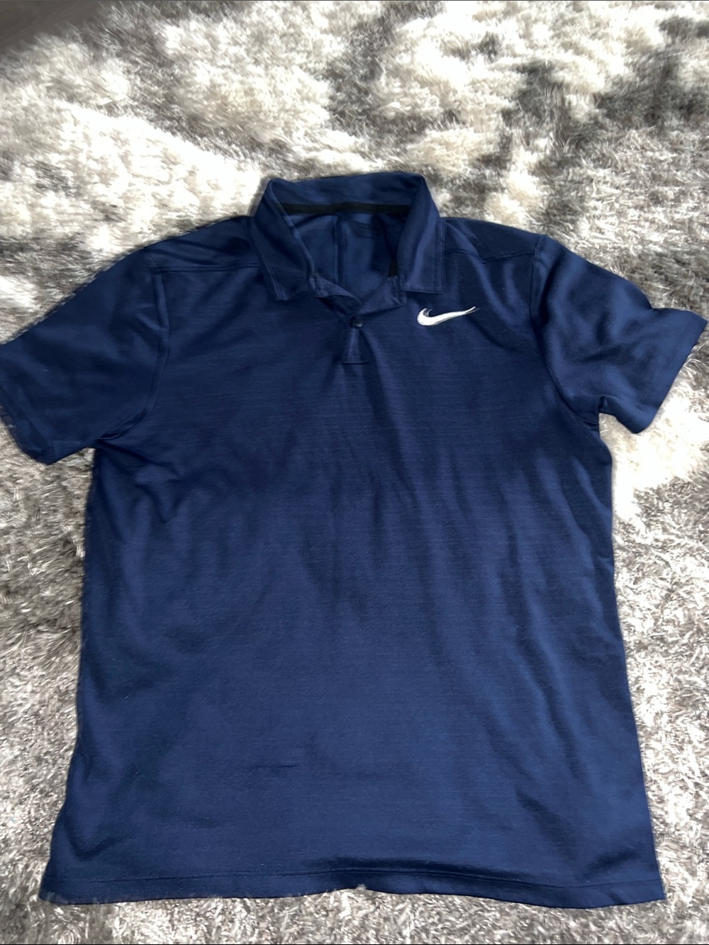 Nike Navy Blue Performance Golf Shirt
